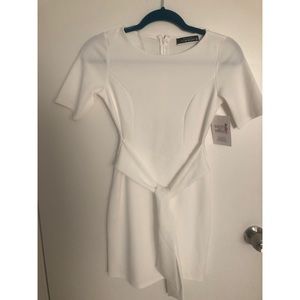 White cocktail dress